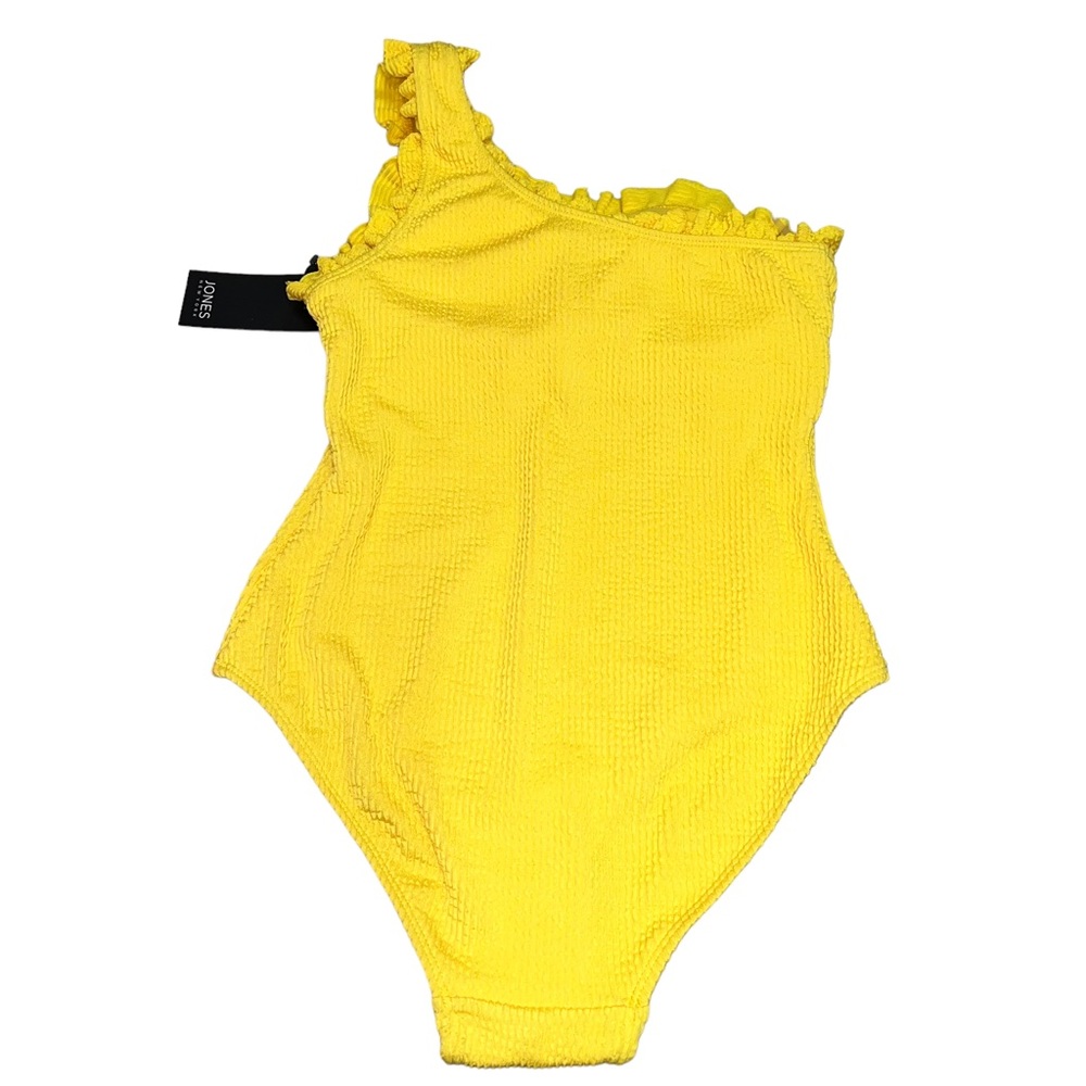 Jones New York Yellow One-Shoulder Swim One Piece, XL - Picture 8 of 8